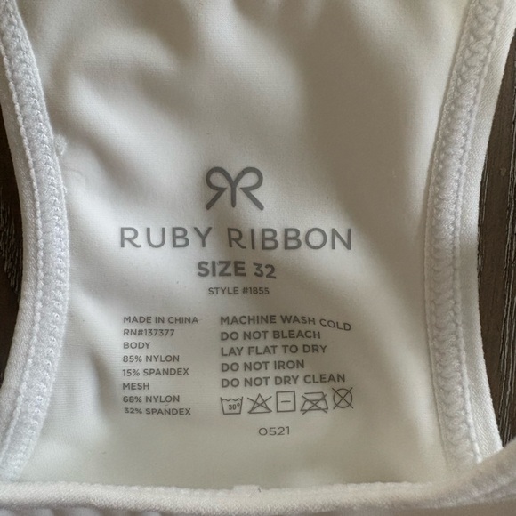 Ruby Ribbon Rudy Demiette in White New - Picture 3 of 4